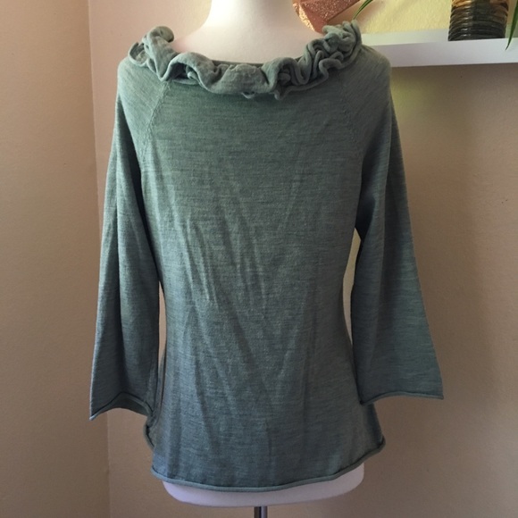 Moth Scoop Neck Sweater Large - Picture 4 of 6